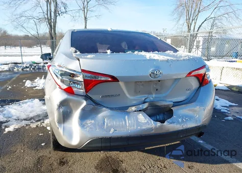 2014 Toyota Corolla Le z USA, uszkodzony, nr VIN 2T1BURHE5EC092169